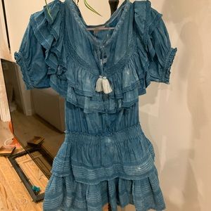 Liv Dress in hand dyed indigo
